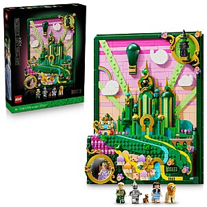 LEGO Wicked Emerald City Wall Art, 1518 Pcs, 75685 $112