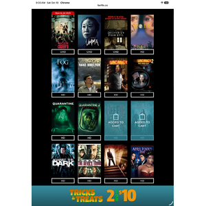 Fanflix Trick & Treats 2 for $10 use code SPOOKY10 for extra 10% Off