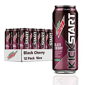 [SnS] $12.81* | 12-Ct 16oz. Mountain Dew Kickstart Juice Drink at Amazon