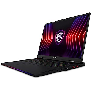 Open Box/Refurb MSI Raider 18 w/RTX 4090 and 6 Months Base Warranty $1842.99