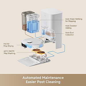MOVA P10 Ultra Robot Vacuum Cleaner with Smart Mapping and 8,300Pa Suction $224