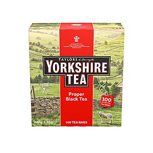 [S&S, AC] $4.69: Yorkshire Tea Red Black Tea Bags (100 Count)