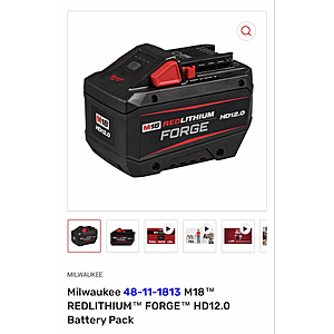 Milwaukee M18 Forge 12.0 $169.00