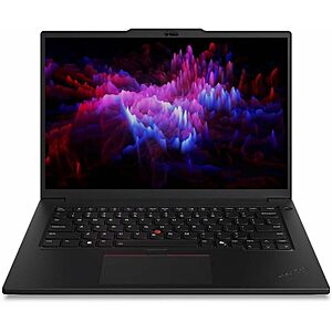 Lenovo ThinkPad P14s Gen 6 21QT006WUS 14.5" Mobile Workstation - WUXGA - 60 Hz - Intel Core Ultra 7 255H - 32 GB - 1 TB SSD - English Keyboard - Black $2299