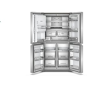 Whirlpool 36 Inch Counter-Depth 4-Door French Door Refrigerator with 19.1 Cu.ft. Capacity, Adjustable Shelves, Auto Ice Maker $1798
