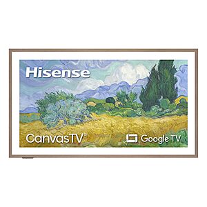 Hisense 85“ Hi-QLED 4K S7 CanvasTV Series Google Smart Art TV (85S7SG, 2026 New) - 144Hz $1797.99