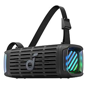 Soundcore Boom 3i Outdoor Waterproof Bluetooth Speaker, Black $74.99 free Shipping Costco.com
