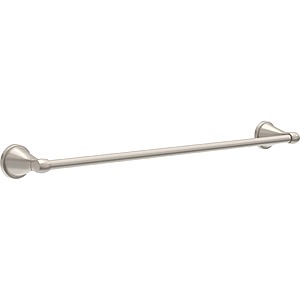 YMMV, $7.22, Lowe's, Delta Becker 24-in Spotshield Brushed Nickel Wall-mount Single Towel Bar