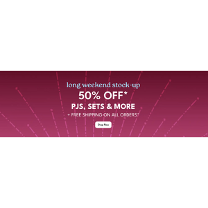 Carter's: 50% Off Select PJs & Sets, Buy 1 Get 2 Free, Up to 70% Off Clearance