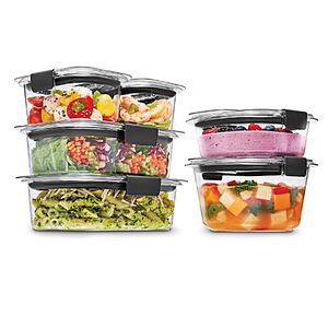 Rubbermaid Brilliance 12-Piece Airtight Food Storage Container Set $24.79 + Free Shipping w/ Prime or on $35+