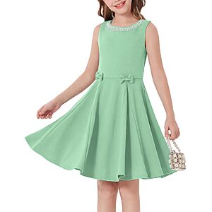 GRACE KARIN Girls Sleeveless Formal A-Line Dress (Various) $9.99 + Free Shipping w/ Prime or on $35+