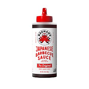 Bachan's Japanese Barbecue Sauce, The Original, 17 Oz Bottle BBQ Sauce, Cold-Filled, Non GMO, No Preservatives, Vegan and BPA free~$5.08 With S&S @ Amazon