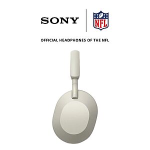 Sony WH-1000XM5 Premium Noise Cancelling Wireless Headphones, Silver $180.18