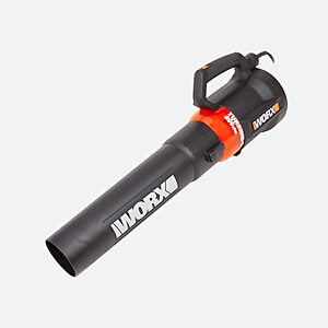 WORX TURBINE 800-CFM 135-MPH Corded Electric Handheld Leaf Blower in Black | WG521 $49.99