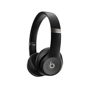 Beats Solo 4 Wireless On-Ear Bluetooth Headphones w/ 50-Hour Battery (Matte Black) $99.95 + Free Shipping