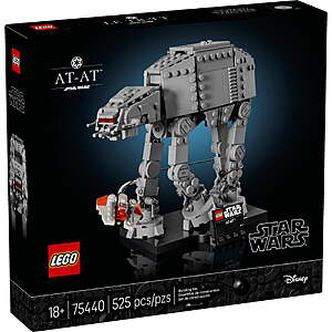 525-Piece LEGO Star Wars AT-AT Walker Building Set (75440) $51.99 + Free Shipping