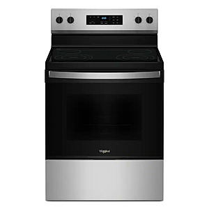 Whirlpool - 30 in. Wide 4 elements Electric Range with No Preheat Mode - Stainless Steel $579.99 Bestbuy.com
