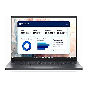 New Customers: Dell Pro 13 Premium (Grade A Refurb): 13.3" FHD+ IPS, Intel Ultra 7 268V, 32GB LPDDR5, 512GB SSD $719.99