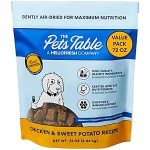 [SnS, AC] $14.98 | The Pets Table Air Dried Dog Food, Chicken & Sweet Potato, 4.5 lb (72 Oz) at Amazon