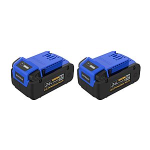 $$119: Kobalt 24 -Volt, 6 Ah 6 Ah 2 -Pack Lithium Ion (Li-ion) Battery | KB 624D-06A at Lowe's