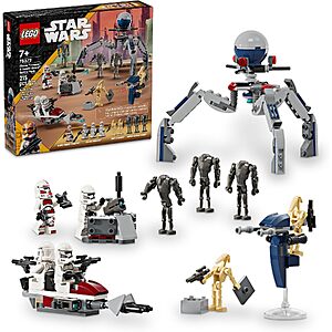 215-Piece LEGO Star Wars Clone Trooper & Battle Droid Battle (75372) $20.99 + Free Shipping w/ Prime or on $35+