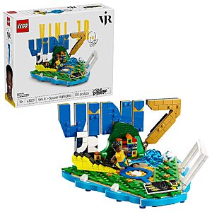 520-Piece LEGO Editions Vini Jr. – Soccer Highlights $23.95 + Free Shipping w/ Prime or on $35+
