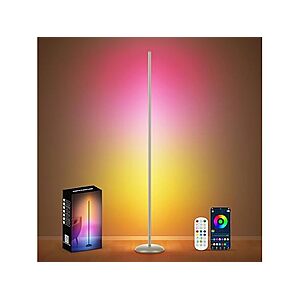 Vexinat Smart RGB+IC LED Corner Floor Lamp w/ Music Sync & App Control $35.99 + Free Shipping w/ Prime or $6 Fee per Order