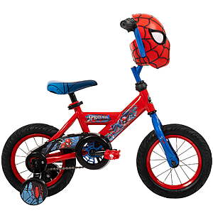 $88 FS Walmart Huffy 12" Marvel Spider-Man Kids' Bike, Fits Riders 37" - 42", Red, Youth, Boy's