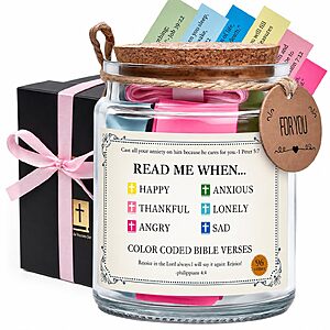 Amazon – Bible Verse Prayer Jar w/ 96 Scripture Cards - $4.99 w/ Code