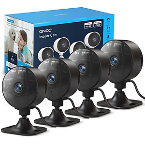 GNCC GC3B-4P 1080P Indoor Security Camera 4-Pack $47.39 + Free Shipping