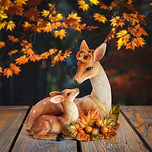 Amazon – Smadeer Fall Deer Garden Statue - $10.59 w/ Code