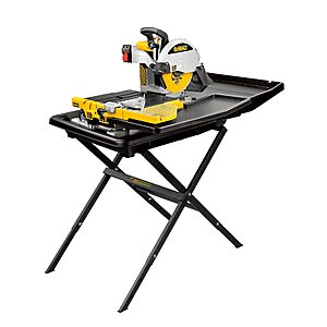 DEWALT Wet Tile Saw with Stand, 10-Inch, Corded (D24000S) $799 + Free S&H at Amazon