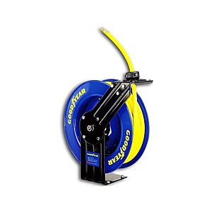 Goodyear Steel Retractable Hose Reel with 3/8" x 50' SBR Air Hose $89.99