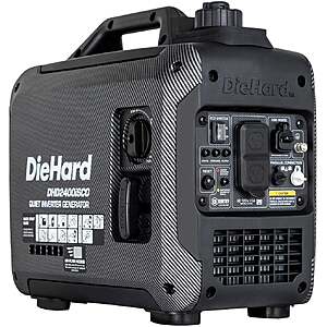 Ends Today 10/11 DieHard 2400W Gasoline Powered Inverter Generator $269.99 Free Shipping Costco.com