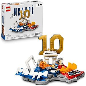 $23.95 | 490-Piece LEGO Editions: Football - Kylian Mbappé – Football Highlights (43013, 2026) at Amazon