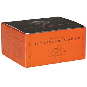 [SnS, AC] $8.04 | 50-Count Harney & Sons Hot Cinnamon Spice Tea at Amazon