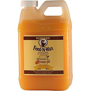 $24.74 | 64-Oz HOWARD Feed-N-Wax Wood Polish and Conditioner at Amazon