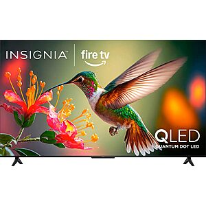 INSIGNIA 55-inch Class QF Series LED 4K UHD QLED Smart Fire TV with Alexa Voice Remote (NS55-UQFL26) $209.99