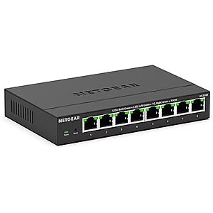 $129.99* | Netgear 8-Port 2.5G Gigabit Ethernet Smart Managed Essentials Network Switch at Amazon