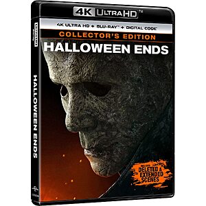 Halloween Ends (2022) - Collector's Edition 4K Ultra HD + Blu-ray + Digital [4K UHD] $16.99 Amazon.com