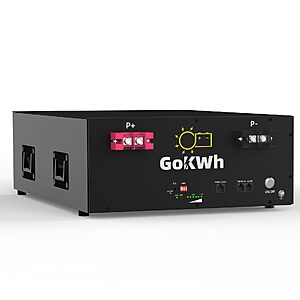 GOKWH 48V 100AH Lithium LiFePO4 Battery, 5.12kWh High-Capacity, Metal Case with APP, Perfect for Off-Grid Solar Systems, Home Backup Power & Emergency Storage $799.99