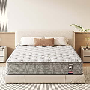 KOW Mattress Queen 12 inch Memory Foam Hybrid Mattress in a Box, Pressure Relief, Comfortable $149.99