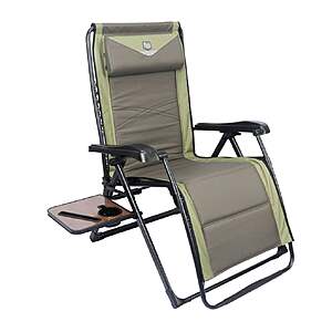 Timber Ridge Zero Gravity Lounger with Side Table and Adjustable Headrest $69.99 free shipping Costco.com