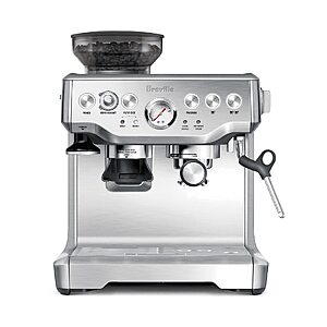Breville BES870XL Barista Express Espresso Machine, Brushed Stainless Steel $500