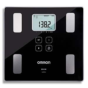 Omron Body Composition 330-Lb Capacity Bathroom Scale $80