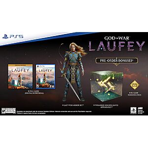 Pre-Order: God of War Laufey™ -PS5, various retailers $69
