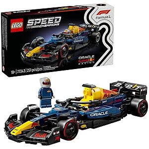 $15.39* | 251-Pc LEGO Speed Champions: Red Bull Racing RB20 F1 Race Car Set at Amazon
