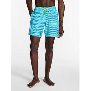George Men's and Big Men's Novelty Swim Trunks with UPF 50+, 7" Inseam, Sizes S-3XL (4 designs) - from $5