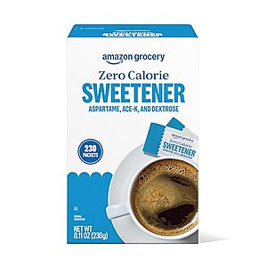 [SnS] $1.83* | 230-Count Amazon Grocery Zero Calorie Aspartame Sweetener Packets at Amazon