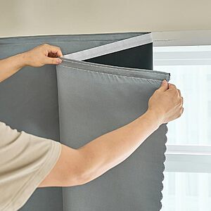Blackout Shades Window Cover Self Adhesive Curtains Sticky Curtain